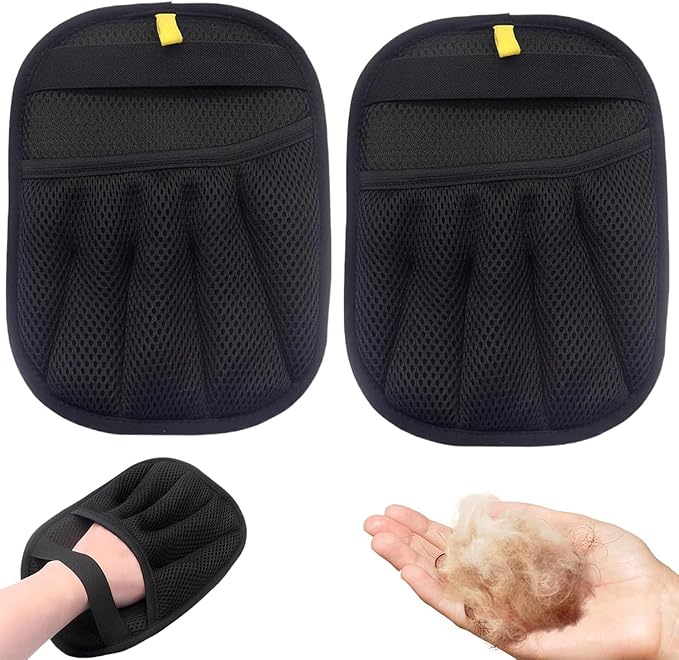 Pet Hair Removal Glove, Reusable Pet Hair Remover Glove, 2025 New Upgrade Efficient Grooming Gloves for Pet Hair, for Furniture, Carpet, Car Seat, Pet Grooming (1)
