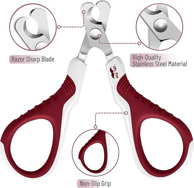 Mr. Pen- Cat Nail Clipper, Stainless Steel, Professional Sharp Cat Claw Trimmer for Small and Medium Cats, Pet Nail Clipper with Sturdy Non Slip Handle