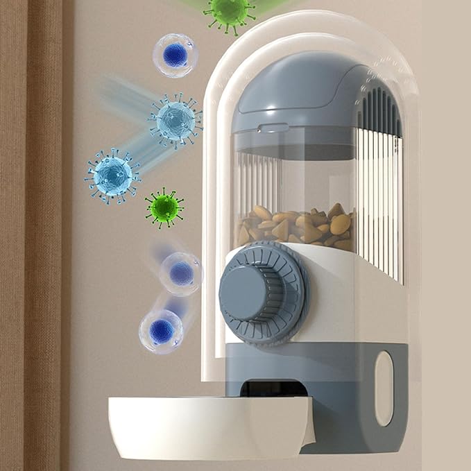 Cat Water Dispenser Cat Automatic Feeder and Water Cat Feeding Watering Cage Mount Cat Feeder Cat Water Feeder