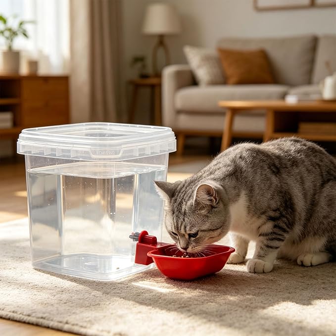 Auto Circulating Cats Dogs Water Dispenser Food Grade Antislip Base Fountain for Easy Watering Everyday Use Pet Bowl