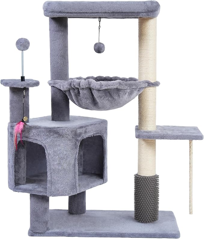 YOUPET CAT Tree (Gray, 34.4")