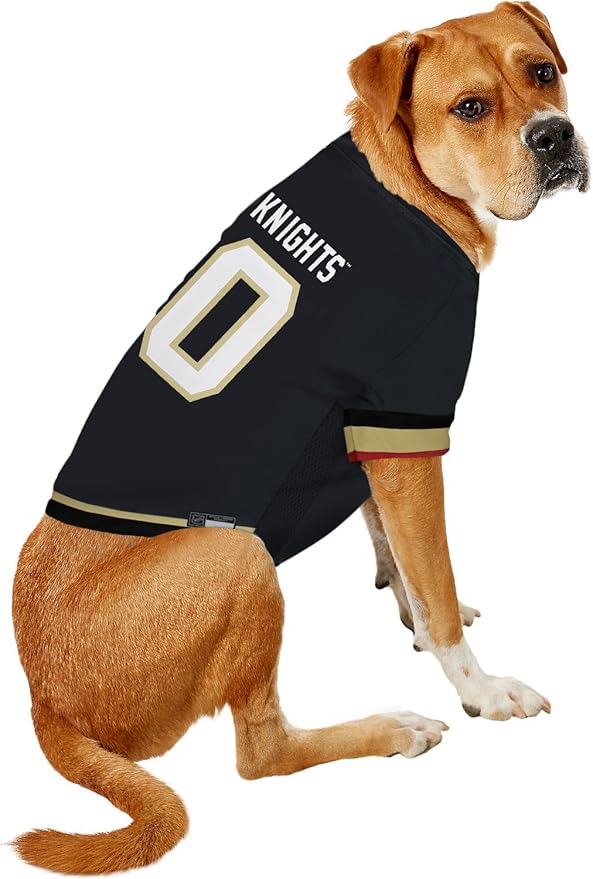 Pets First NHL Las Vegas Golden Knights Jersey for Dogs & Cats, Small. - Let Your Pet Be A Real NHL Fan!