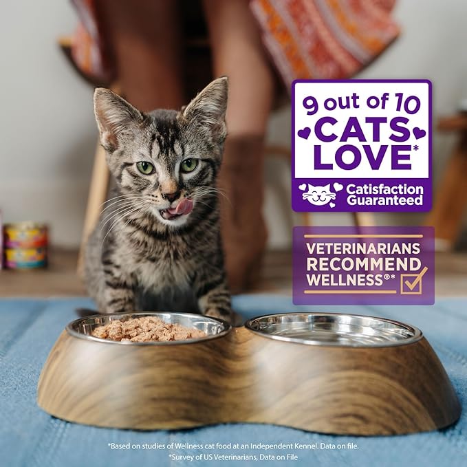 Wellness CORE Signature Selects Shredded Adult Wet Cat Food,Natural,Protein-Rich,Grain Free,2.8 Ounce (Chicken & Turkey),(Pack of 24)