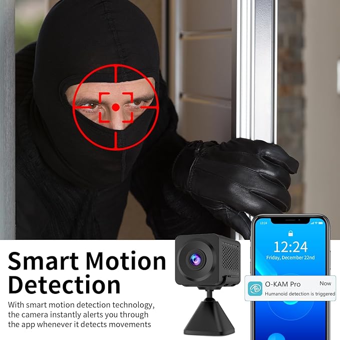 VSTARCAM 2K Security Camera, Built-in Battery, Low-Light Full-Color Night Vision, Motion Detection, Siren, 2-Way Audio, Remote Viewing, Cloud & SD Card Storage (up to 256GB)