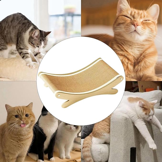 Cat Scratching Bed Pad, Sisal Scratch Board, 700g for Indoor Cats Furniture Protector Mat Reversible Anti Scratch for Floor Couch Wall Carpet Door Kitten Play Enrichment