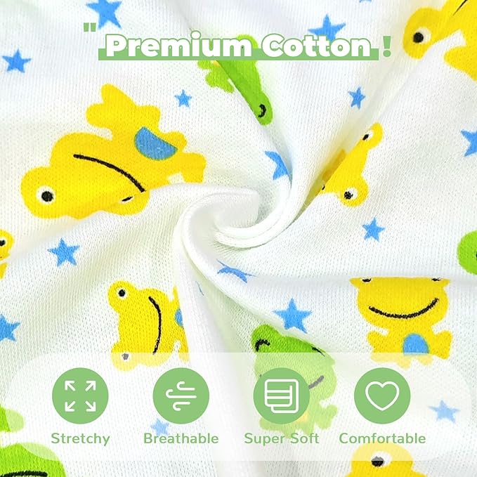 PETCARE Cartoon Dog Shirts for Small Dogs Cute Dog Clothes Green Frog Tshirt Soft Cotton Puppy Pajamas Breathable Sleeveless Pet Tank Top Spring Summer Dogs Clothes for Chihuahua Yorkie Shih Tzu
