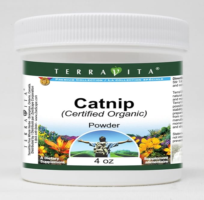 Catnip (Certified Organic) Powder (4 oz, ZIN: 517599) - 3 Pack