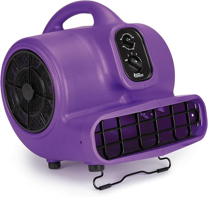 PetEdge Master Equipment Blue Force Air Dryer with Cage – Quiet Pet Fur Dryer Offers 3 Speeds Up to 2,000 CFM, 0.33 HP