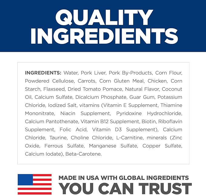 Hill's Science Diet Adult Perfect Weight Wet Cat Food, Liver & Chicken, 2.9 oz. Cans, 24-Pack