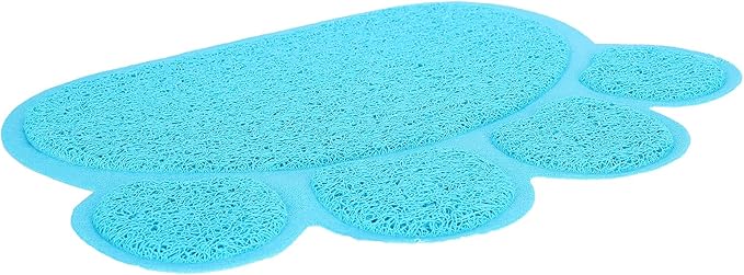Fydun Cat Litter Tray, PVC Dog Mat Antislip Shape Pet Puppy Non Slip Box Liners Feeding Bowl Placemat Supplies for Cats and Dogs (Claw Shape)