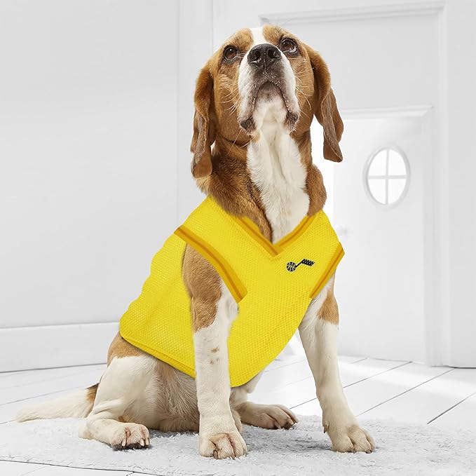 Pets First NBA Utah Jazz Dog Jersey, Large - Tank Top Basketball Pet Jersey