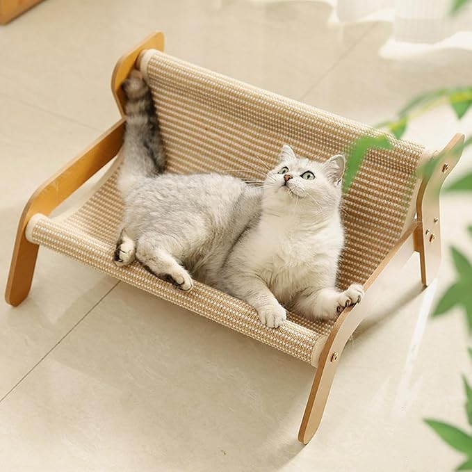 Cat Scratching Couch - Cooling Training Lounger,Cat Scratcher Furniture - for Home Decor Enrichment Pet Supplies Playtime Indoor Kitten Training Nail Care