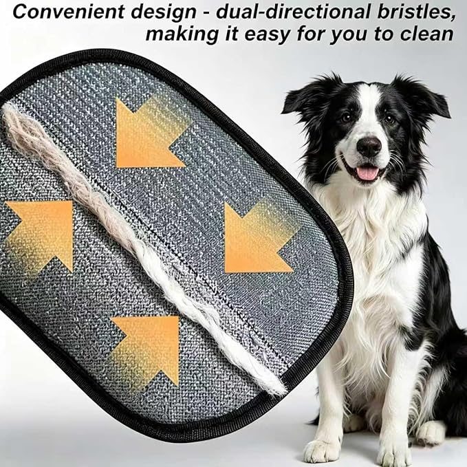 Veri dian Pet Hair Removal Glove for Dogs & Cats, Magic Brush Pet Hair Remover Tool, Reusable Magic Brush Pet Hair Remover Glove for Cats & Dogs for Clothing, Couch, Carpet, Car Seat
