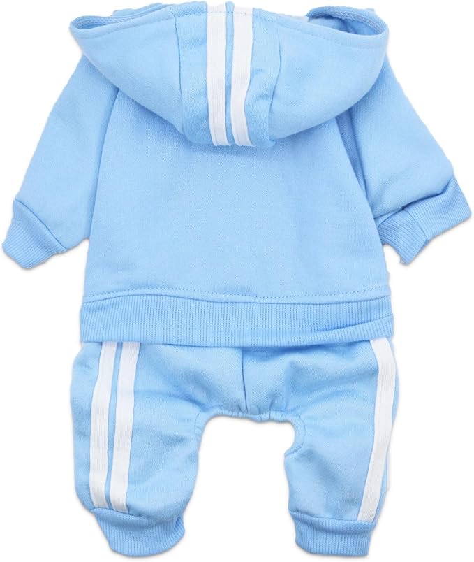 Puppy Dog Winter Wear: Hoodie, Sweater, Fleece Sweatshirt, Cat Apparel - Cotton, Small-Medium, 4 Legs, Boy Dog