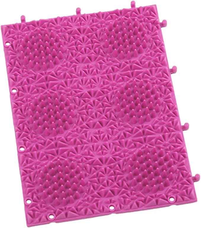 Durable Cat Scratch Pads, Natural Sisal Cat Corner Scratcher for Indoor Cats, Cat Scratching Pad Rug for Small Adult Cats to Save Furniture, Couch, Carpet, Door Frame (Hot Pink)