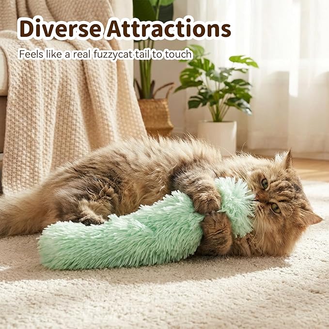 Cat Toys 3 Pack Catnip Pillows, Soft and Durable Crinkle Sound with Catnip Inside, Interactive Cat Toy Indoor Cats Kitten Kicker, Promotes Kitty Exercise Toys Mothers Day Gifts Solid