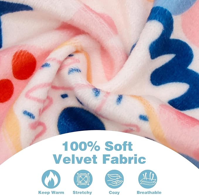 CuteBone Two-Leg Velvet Pet Pajamas Girl Dog Clothes - Soft, Cozy, and Stretchy Boy Pjs for Small, Medium Dogs and Cats Winter Sleepwear Apparel LTP19S