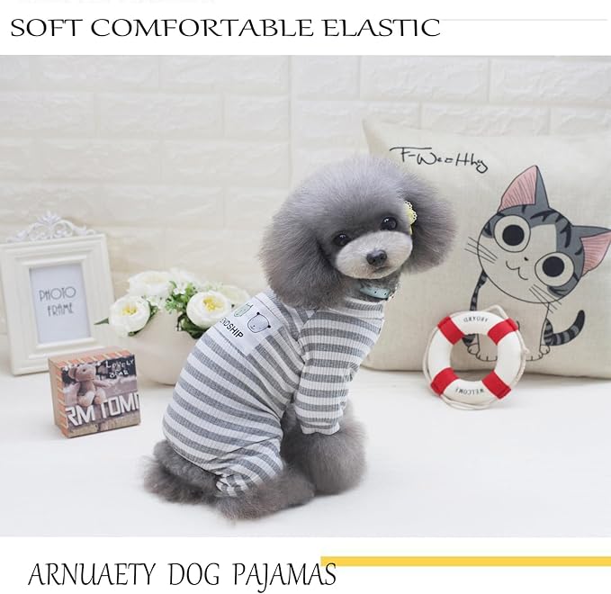 Dogs PJS Clothes for Small Dogs Girl Puppy Pajamas Long Sleeved Onesies Warm Coats Jumpers Outfits