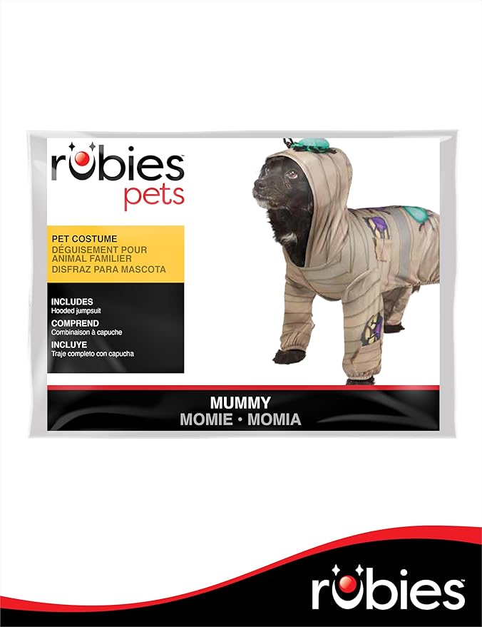 Rubies Mummy Pet Costume for Dogs or Cats, Small