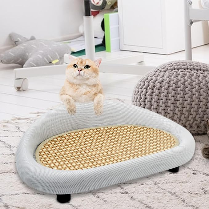 Cat Scratching Pad, Cat Scratch Boards for Indoor Cats, 2 in 1 Cat Scratching Board & Lounge Bed, Cat Scratcher for Indoor Furniture Protectors, Pet Supplies