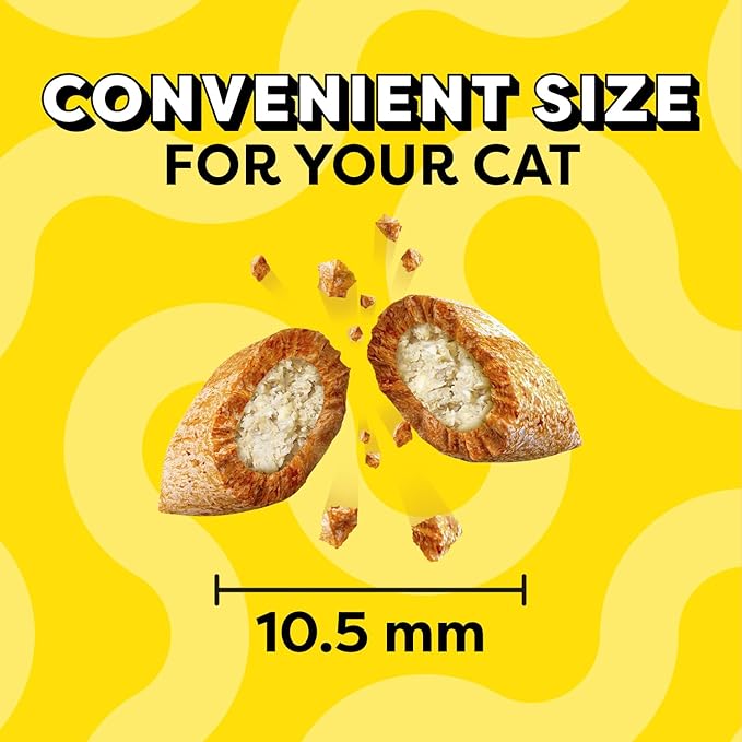 Temptations Cat Treats, Classic Crunchy and Soft Cat Treats, Catnip Fever Flavor, Catnip Treats, 6.3 oz. Pouch (Pack of 10)