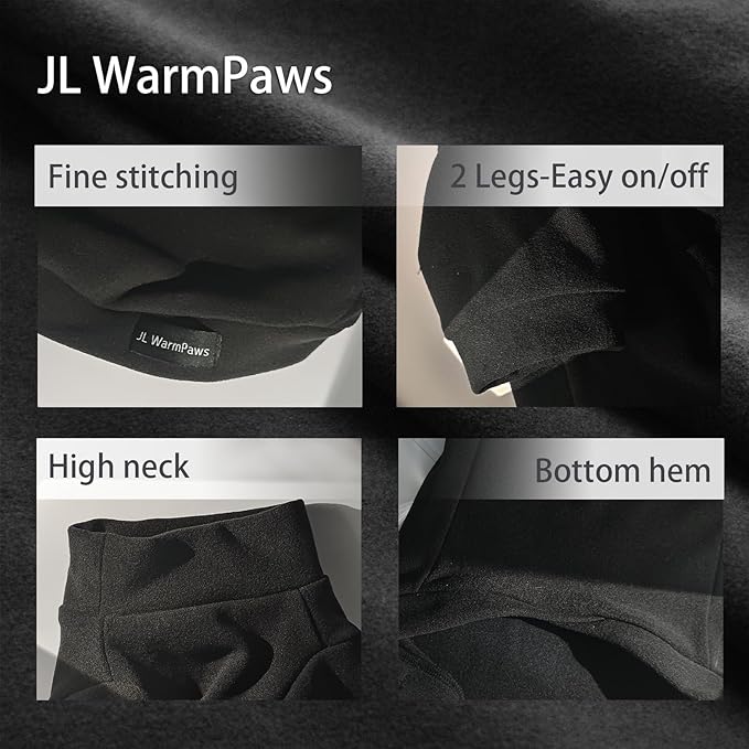 Sphynx Cat Clothes Hairless Cat Sweater Shirt Soft Warm Long Sleeves Pullover Pet Clothes Pajamas Dog Cloth for Small Dogs Kitten Clothes Pet Sweaters (Black, XL)