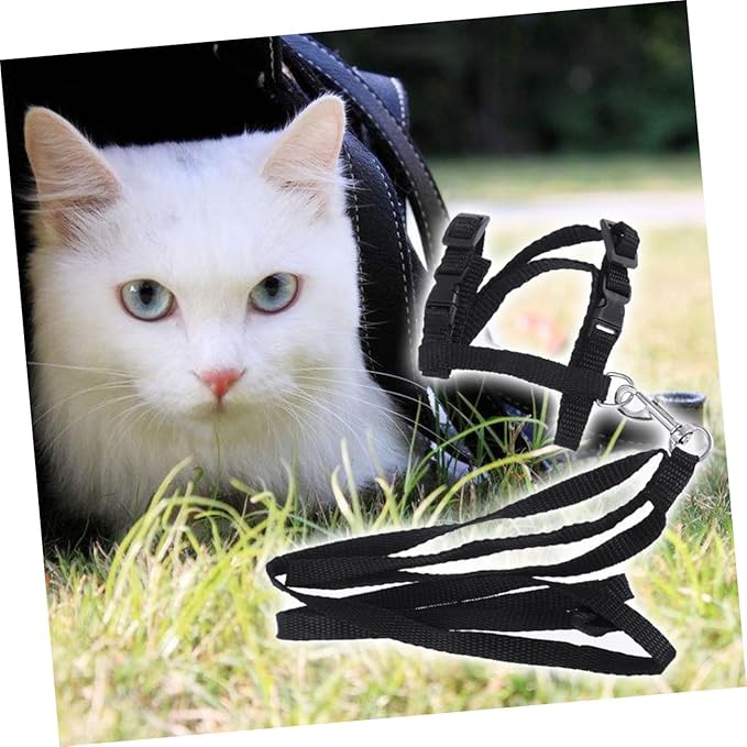 Pet Cat Harness Traction Rope Nylon Collar Leash for Kitten Pet Supplies Accessories