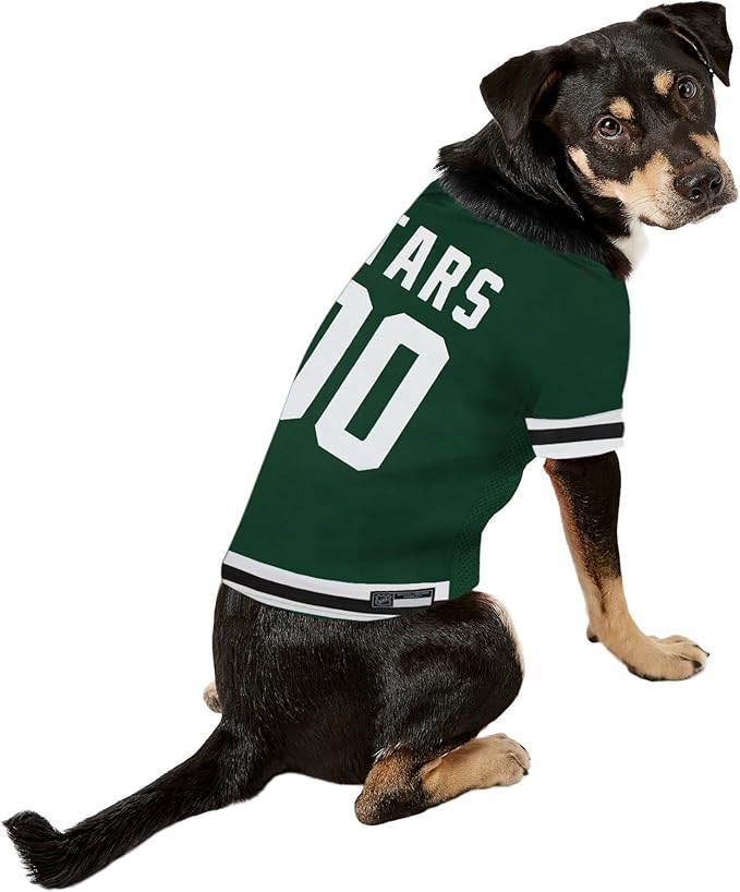 Pets First NHL Dallas Stars Jersey for Dogs & Cats, Large. - Let Your Pet Be A Real NHL Fan!
