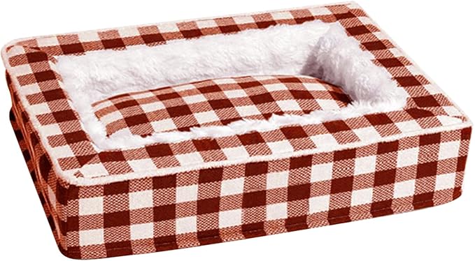 Washable Dog Bed,Soft Pet Calming Sleeping Nest Furniture | Pet Bed for Puppy and Kitten with Anti-Slip Bottom,for Living Room Crate Interior Bedroom Home