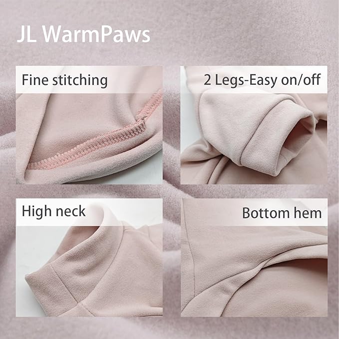 Sphynx Cat Sweater Hairless Cat Clothes Sweater Shirt Soft Warm Long Sleeves Pullover Pet Clothes Pajamas Dog Cloth for Small Dogs Jumpsuit Pet Sweaters (Pink, Small)