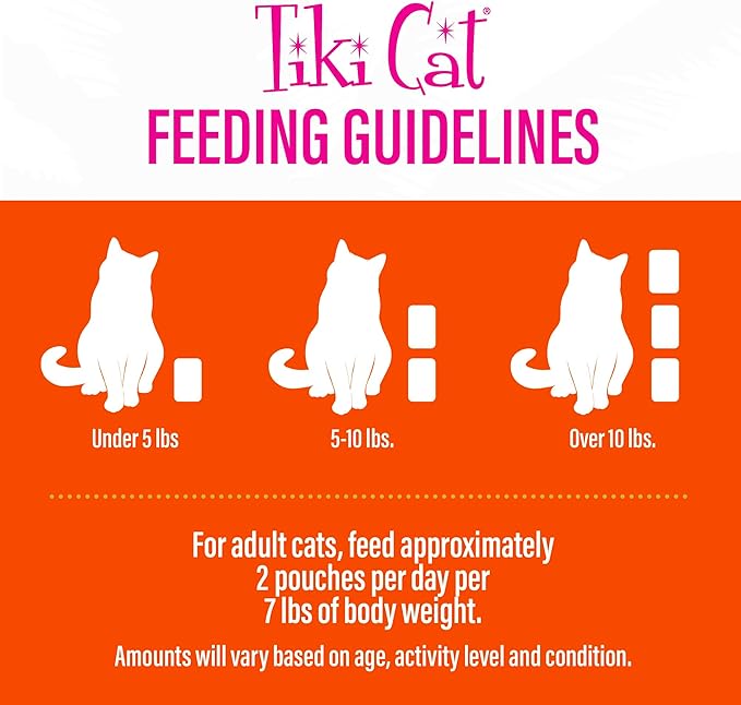 Tiki Cat Luau Velvet Mousse, Chicken in Broth, Complete Nutrition for Balanced Diet, Wet Cat Food For All Life Stages, 2.8 oz. Pouch (Pack of 12)