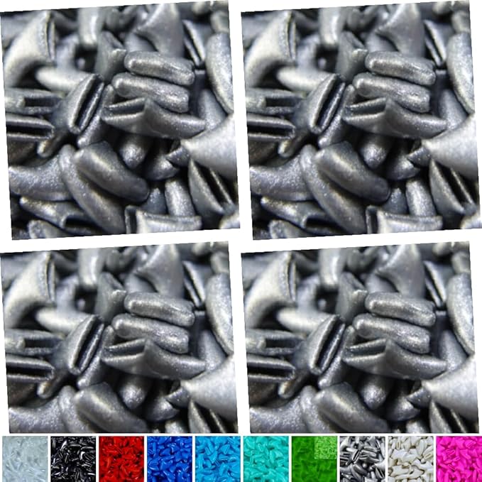 zetpo 80 pcs Cat Nail Caps | Cat Claw Covers | with Adhesives and Applicators (Silver, S)