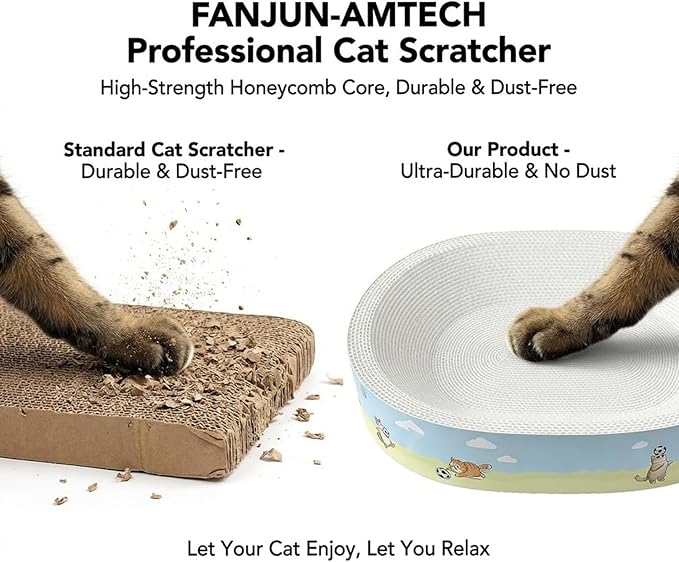 Cat Scratcher Football Plant – Fiber Bed, Scratch, Board Bowl Mat Kitten, Medium Large Breed Furniture Door | Kitten Medium Large Breed Furniture Door Couch Carpet Protection Indoor Enrichment