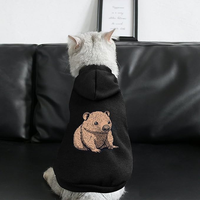 Wombat Pet Hoodie Dog Sweatshirts Puppy Hooded Clothes Cat Costume