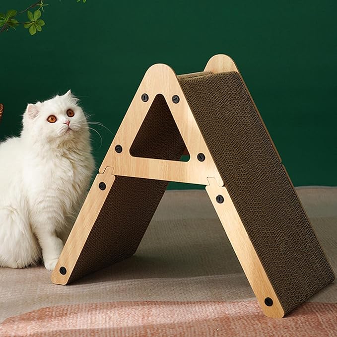 Baoblaze Vertical Cat Scratcher Cat Scratching Bed Corrugated Paper Furniture Protector Cardboard Suitable for Indoor Cats Kittens