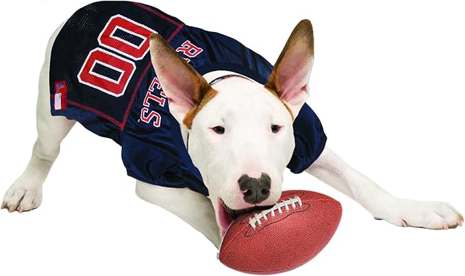 Pets First NCAA College Mississippi Ole Miss Rebels Mesh Jersey for DOGS & CATS, X-Large. Licensed Dog Jersey with your Favorite Football/Basketball College Team