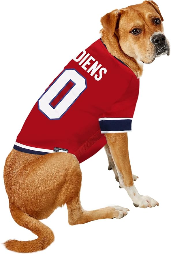 NHL Montreal Canadiens Jersey for Dogs & Cats, X-Small. - Let Your Pet Be A Real NHL Fan!