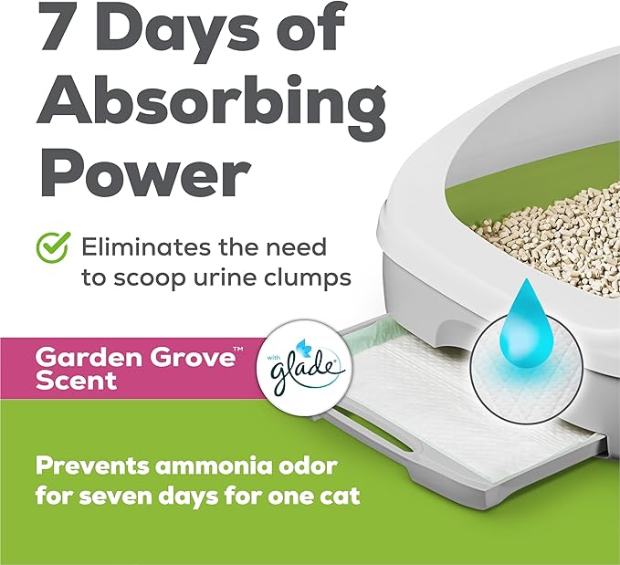 Purina Tidy Cats Breeze with Glade Garden Grove Scent Cat Litter Pads 8ct. Refill Pack - 8 ct. Pouches (Pack of 4)