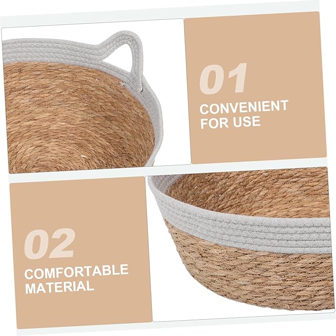 BESTonZON Cat Bed Woven Nest for Indoor and Outdoor Use Breathable Cat Scratcher Bed Cute Design Year Comfort and Decorative Appeal Pet Supplies
