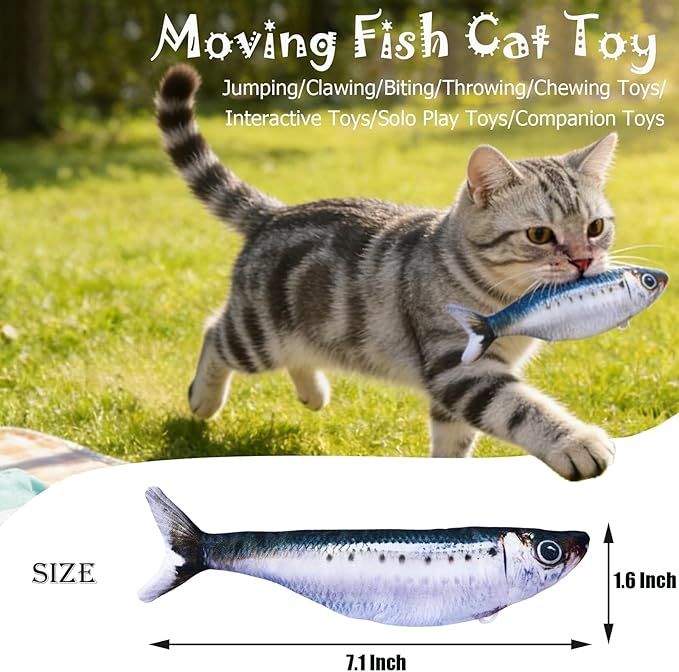 Catnip Toys for Cats Cat Nip Toys Cat Fish Toy Catnip Toy Small Floppy Fish Cat Toy Flopping Fish Cat Toy Cat Nip Toys for Indoor Cats Cat Chew Toys Cat Nip Toy Cat Toys Catnip Fish Toy for Cats Fish
