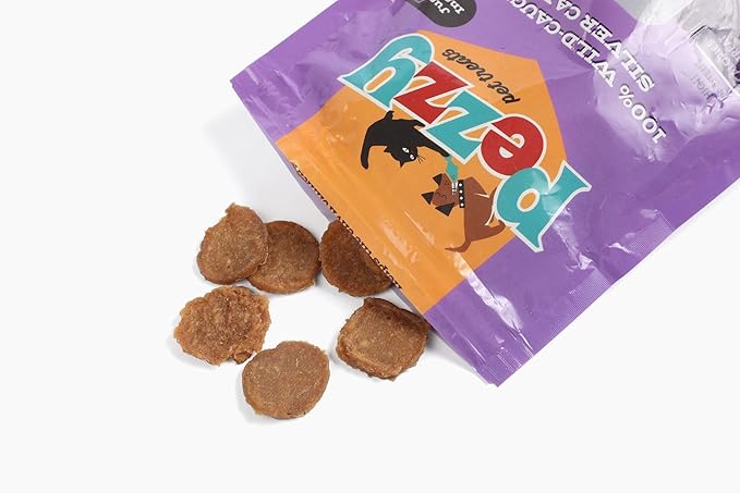 Pezzy Pets Silver Carp Chips Dog & Cat Treats | Single Ingredient | Wild Caught | Made w/Invasive Fish | Grain Free | High Protein + Low Fat | Hypoallergenic | Compostable Packaging | Made in The USA