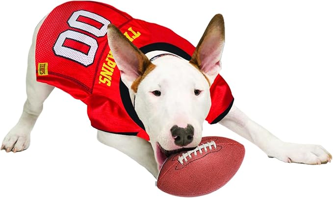 Pets First NCAA College Maryland Terrapins Mesh Jersey for DOGS & CATS, X-Small.Licensed Dog Jersey with your Favorite Football/Basketball College Team