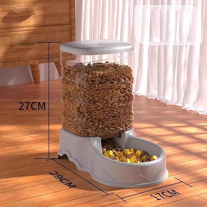 Large Capacity Pet Drinking Dispenser - Automatic Cat Dog Feeder, Bowl | Watering Station for Small Medium Puppy Kitten Animals, Spill Resistant Household Indoor Supply