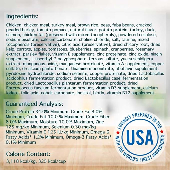Chicken Soup for the Soul All Natural Premium Weight & Mature/Senior Dry Cat Food, Real Meat First Ingredient, No By-Products, Hi Fiber/Low Fat Support Ideal Weight, Chicken & Brown Rice, 4.5lb