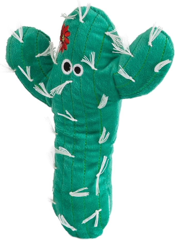 Mad Cat Big Cactus Kicker Catnip & Silvervine Crinkle Cat Toy, Pack of 1