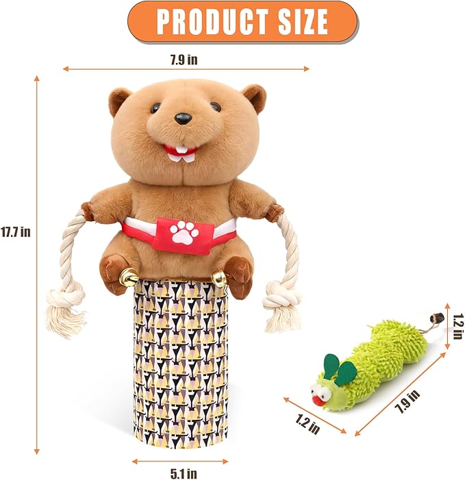 Cat Wrestling Glove Puppet for Indoor Cats – Interactive Bite Resistant Cat Toy with Protective Arm Sleeve & Catnip Caterpillar