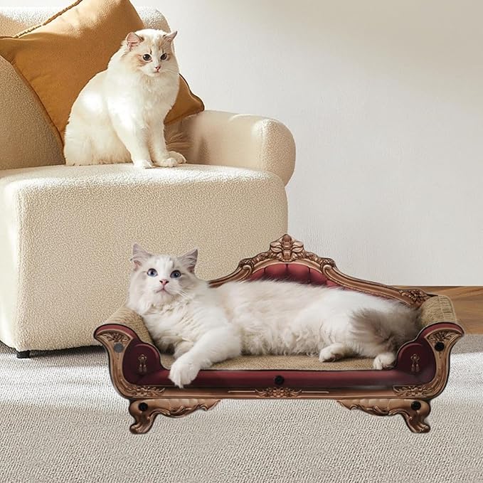 Scratch Pad Board Cat Scratcher Chair Multipurpose Interactive Sofa Cat Scratching Board Scratcher Couch Bed for Exercise