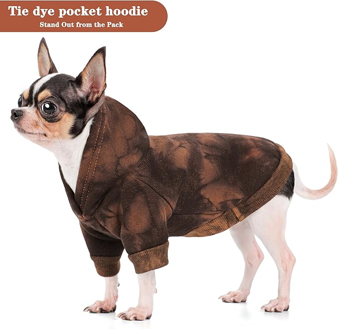Vibrant Dog Hoodie with Convenient Leash Hole – Stylish and Cozy Sweatshirt for Small, Medium, and Large Dogs, Perfect for Walks, Casual Outings, and Everyday Comfort.Orange M