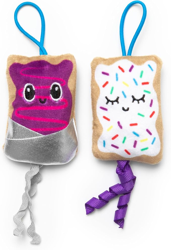 Flingin Purr Tarts Catnip Filled Interactive Cat Toys, Pack of 2