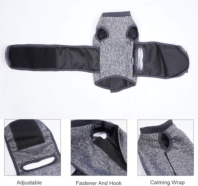 Coppthinktu Cat Anxiety Jacket - Calming Solution Shirt for Cat, Anti-Anxiety Wrap - Vet Recommended for Fireworks, Travel & Separation